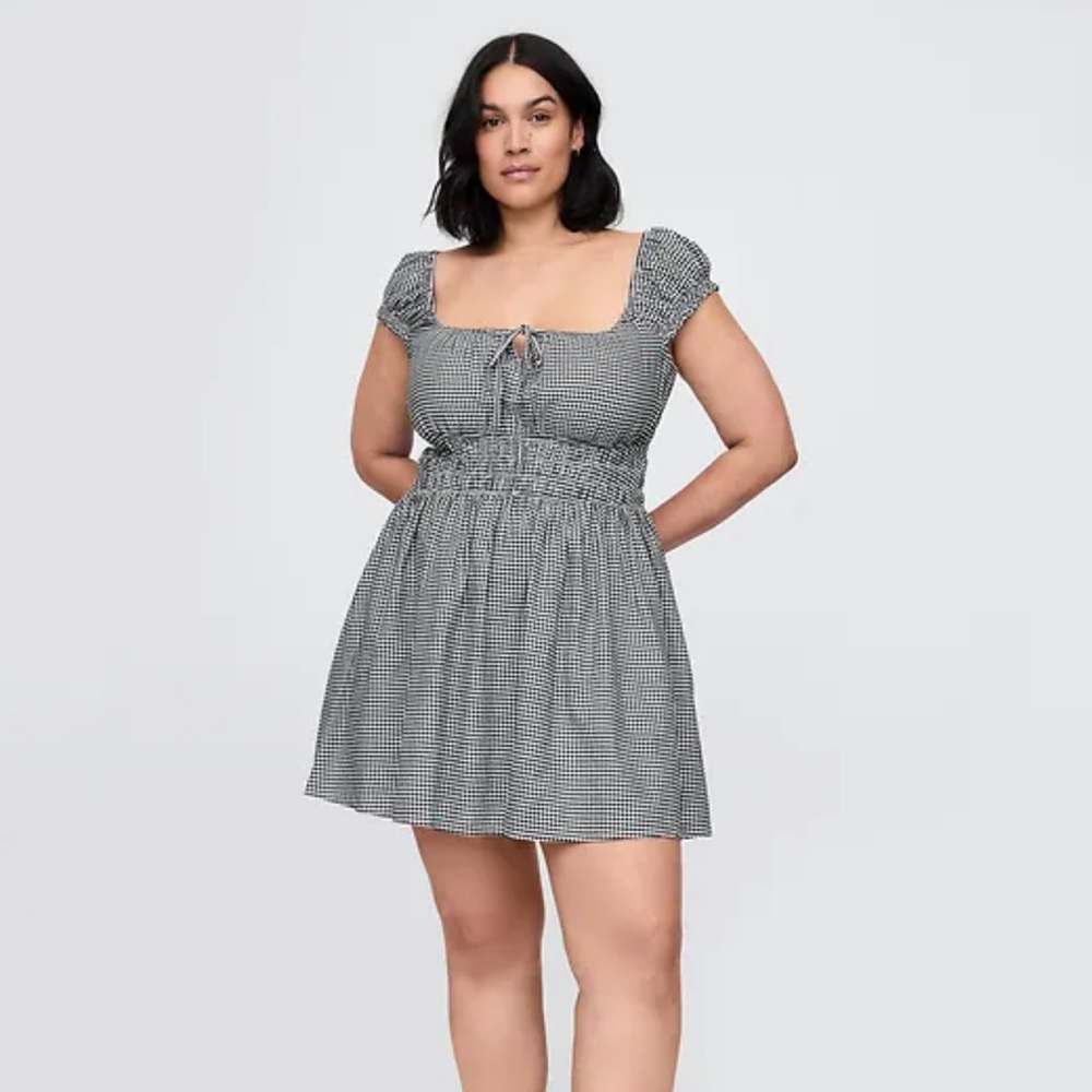 GAP Gingham Striped Dress (Doen/Caio Lucia Inspired)